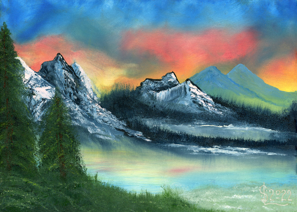 Pastel Lake