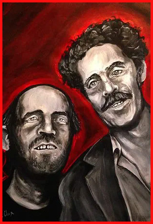 Henry Lee Lucas & Ottis Toole portrait by Nico Claux