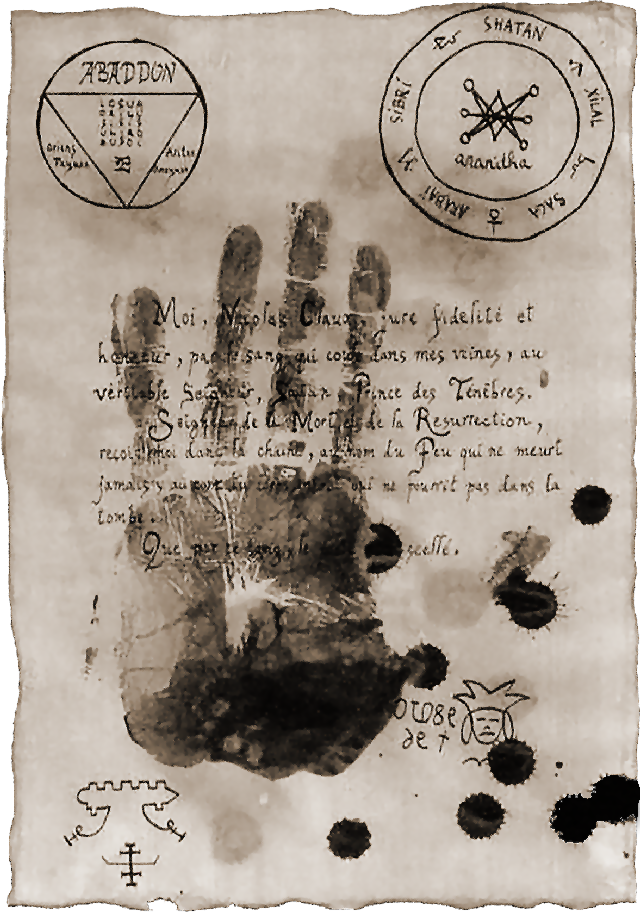 Blood Oath Sworn to Satan